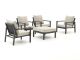 Manifesto Alzano Sessel Lounge-Set 5-teilig