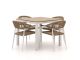 Manifesto Belpasso/Fidenza 90 cm Gartenmöbel-Set 5-teilig stapelbar