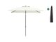 Shadowline Push-up Sonnenschirm 250x200 cm