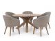 Intenso Tropea/ROUGH-Y ø 150 cm Gartenmöbel-Set 6-teilig