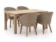 Intenso Tropea/ROUGH-S 160 cm Gartenmöbel-Set 5-teilig