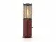 Monti HeatLine Blaze Pellet Heizstrahler 26x26x95 cm - Rot