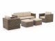 ROUGH-C Sessel-Sofa Lounge-Set 5-teilig