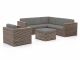 ROUGH-C Ecklounge-Set 5-teilig 6-Sitzer
