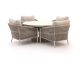 Bellagio Mineo/La Fonte ø150cm Low Dining Gartenmöbel-Set 5-teilig