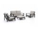 Bellagio Vezzano Sessel-Sofa Lounge-Set 4-teilig