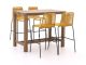 Manifesto Mussa/ROUGH-X 135 cm Gartenbar-Set 5-teilig stapelbar