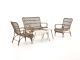 Intenso Napoli/Bovezzo Sessel-Sofa Lounge-Set 5-teilig