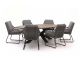 Intenso Isorella/ROUGH-Y Ellips 240cm dining tuinset 7-delig