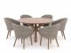 Intenso Tropea/ROUGH-Y ø150cm dining tuinset 7-delig