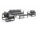 Forza Liri Sessel-Sofa Lounge-Set 4-teilig