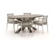Bellagio Pizzoli/ROUGH-Y Ellips 200 cm Gartenmöbel-Set 5-teilig stapelbar