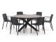 Forza Narni/Fidenza ø149cm dining tuinset 7-delig stapelbaar