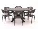 Manifesto Belpasso/Fidenza ø149cm dining tuinset 7-delig stapelbaar