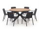 Forza Narni/Fidenza ø149cm dining tuinset 7-delig stapelbaar
