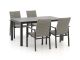 Manifesto Villongo/Menzano 160 cm Gartenmöbel-Set 5-teilig stapelbar