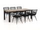 Intenso Asti/ROUGH-S 220 cm Gartenmöbel-Set 7-teilig