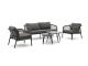 Forza Magra Sessel-Sofa Lounge-Set 5-teilig