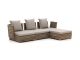ROUGH-B Chaiselongue Lounge-Set 4-teilig