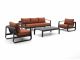 Forza Liri Sessel-Sofa Lounge-Set 4-teilig