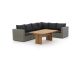 Intenso Carpino/ROUGH-L Gartentisch Lounge-Set 3-teilig rechts