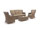 Intenso Milano Sessel-Sofa Lounge-Set 5-Sitzer 4-teilig