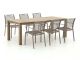 Apple Bee Hawaii/ROUGH-S 220 cm Gartenmöbel-Set 7-teilig stapelbar