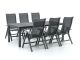 Bellagio Lugo/Fidenza 220 cm Gartenmöbel-Set 7-teilig verstellbar