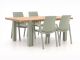 Hartman Flow/Almeria 200 cm Gartenmöbel-Set 5-teilig