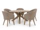 Intenso Tropea/ROUGH-Y ø 150 cm Gartenmöbel-Set 6-teilig