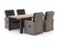 Intenso Mazzano/ROUGH-Y Ellips 200cm dining tuinset 5-delig verstelbaar