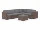 ROUGH-C Ecklounge-Set 5-teilig 6-Sitzer