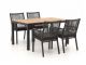 Manifesto Rivola/Fidenza 160 cm Gartenmöbel-Set 5-teilig