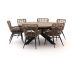 Intenso Asti/Rough-Y Ø 180 cm Gartenmöbel-Set 7-teilig