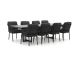 Tierra Outdoor Natal/Naro 280 cm Gartenmöbel-Set 9-teilig