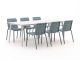 Forza Narni/Sora 220 cm Gartenmöbel-Set 7-teilig stapelbar