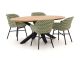 Hartman Delphine/Stephanie 200 cm Gartenmöbel-Set 5-teilig