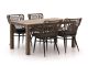 Intenso Busso/ROUGH-S 160 cm Gartenmöbel-Set 5-teilig