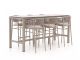 Bellagio Panaro/Trecenta 225 cm Gartenbar-Set 7-teilig