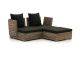 ROUGH-B Chaiselongue Lounge-Set 3-teilig
