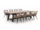 Intenso Asti/Bresimo 330 cm Gartenmöbel-Set 9-teilig