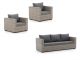 Forza Giotto Gartensessel (2x) + Sofa 230 cm