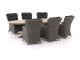 Intenso Milano/ROUGH-Y Ellips 280 cm Gartentisch Lounge-Set 7-teilig