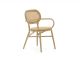 Forza Idrea Gartenstuhl stapelbar - Taupe - Beige - Braun - Polyrattan