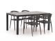 Manifesto Belpasso/Fidenza 160 cm Gartenmöbel-Set 5-teilig stapelbar