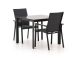 Bellagio Albinea/Sestino 90 cm Gartenmöbel-Set 3-Teilig Stapelbar