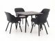 Hartman Le Soleil Element/Sophie Studio 170cm dining tuinset 5-delig