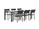 Bellagio Roma/Fidenza 220 cm Gartenmöbel-Set 7-teilig stapelbar
