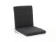 Fiber Outdoor Kissen Auflage Niedriglehner 92x46cm - Dunkelgrau Melange