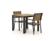 Bellagio Fidenza 90 cm Gartenmöbel-Set 3-teilig stapelbar